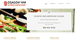 Desktop Screenshot of dragoninnchineserestaurant.com